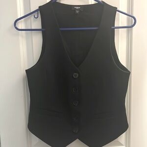 Express vest black. XS. Best fitting most flattering vest I’ve tried on.